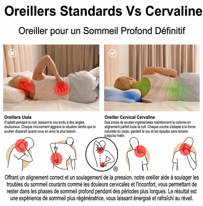 Oreiller cervical thérapeutique